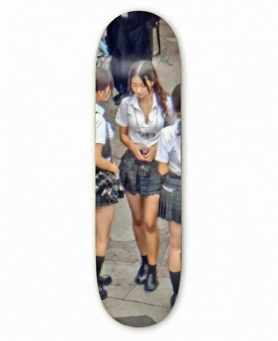 Kawaii Wall Art Skateboard