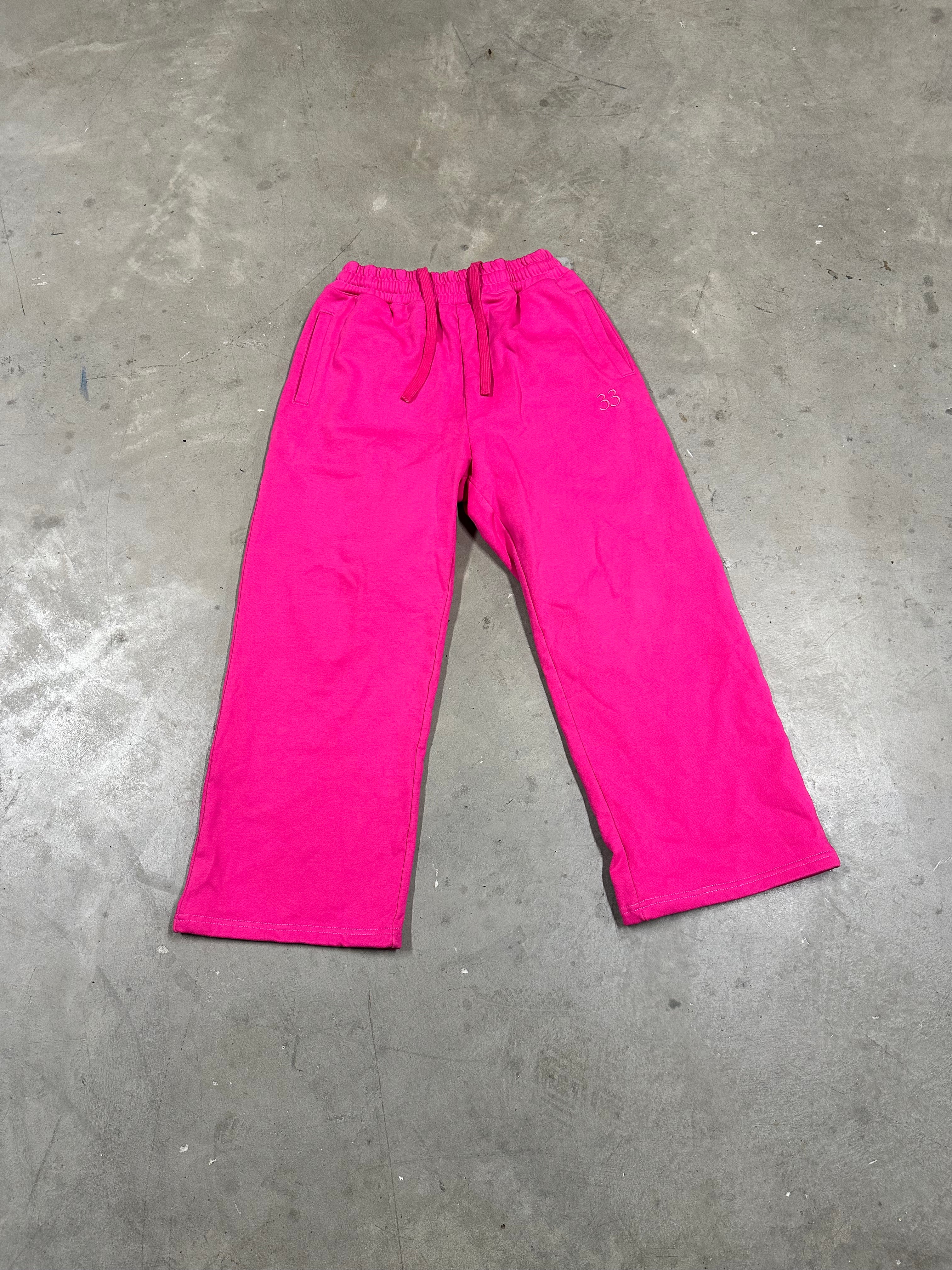 Pink French Terry Sweatpants