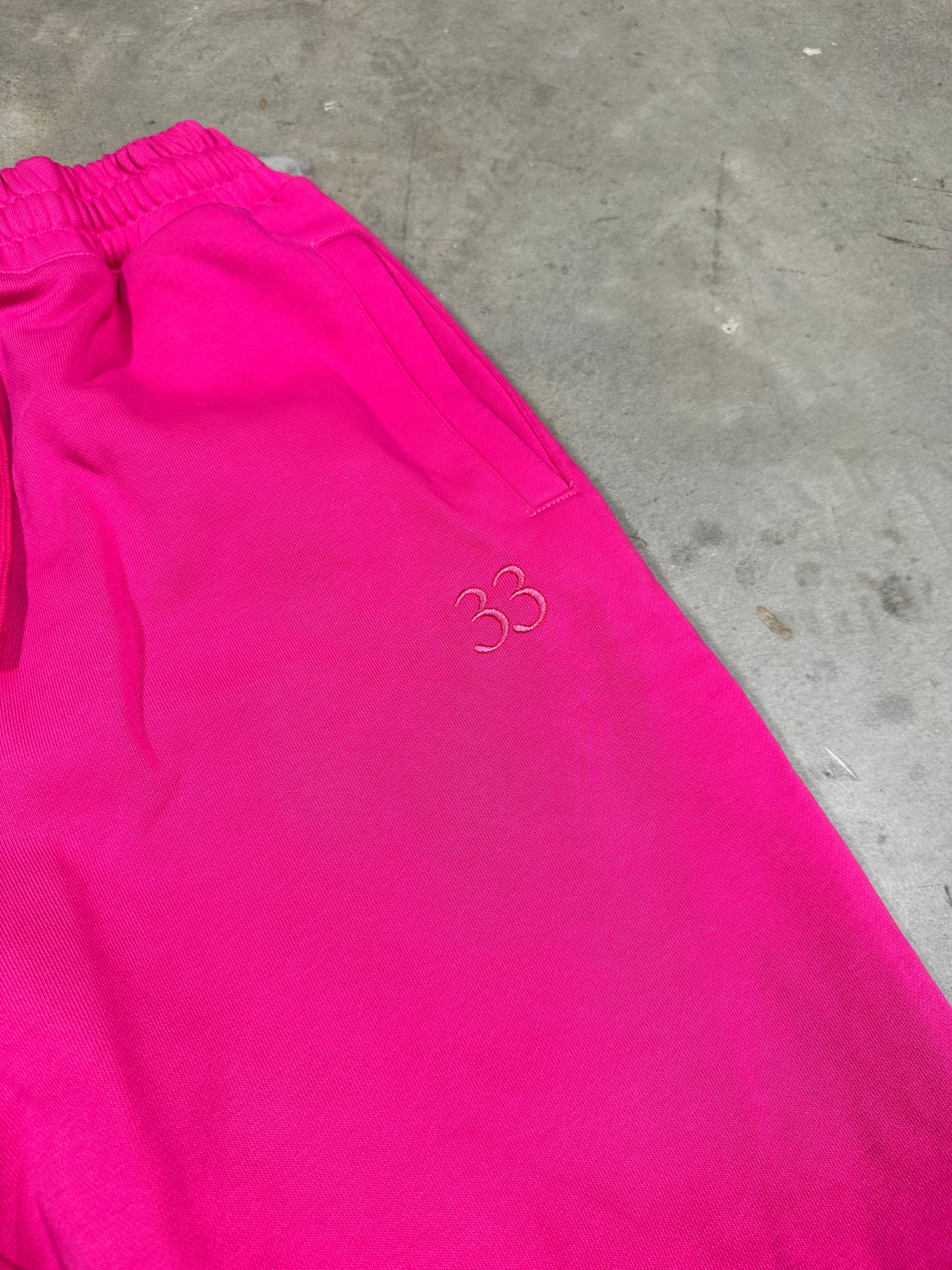Pink French Terry Sweatpants